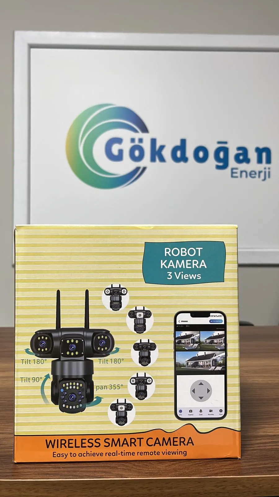 Güneş Panelli Kamera